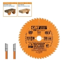 Afbeeldingen van CMT Dun universeel zaagblad voor massief hout & multiplex 235x30(+25)x2.4mm Z48 HW - 272.235.48M