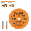 Afbeeldingen van CMT Dun universeel zaagblad voor massief hout & multiplex 305x30x2.6mm Z72 HW - 272.305.72M