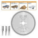 Afbeeldingen van CMT Superfijne afkortzaag voor massief hout & kunststof 250x30x3.2mm Z80 HW - 274.080.10M