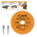 Afbeeldingen van CMT Dun zaagblad voor non-ferro metalen en composiet 190x30(+20 +16)x1.8mm Z64 HW - 276.190.64M