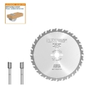 Afbeeldingen van CMT Schulp-en meerbladzaag voor massief hout 300x30x3.2mm Z28 HW - 278.028.12M