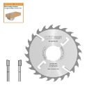 Afbeeldingen van CMT Meerbladzaag met ruimertanden voor massief hout 300x60x3.2mm Z24 HW - 279.024.12U