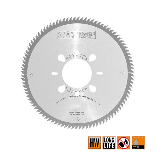 Afbeeldingen van CMT Opdeelcirkelzaagblad voor MDF, HDF, HPL & Volkern 380x80x4.4mm Z72 HW - 282.072.15W