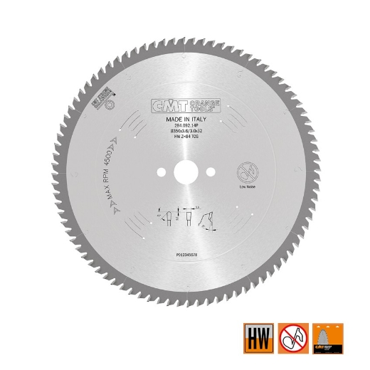Afbeeldingen van CMT Cirkelzaag voor non-ferro metalen & composiet 350x32x3.2mm Z92 HW - 284.092.14P