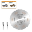 Afbeeldingen van CMT Geluidsarme zaag met chroom-coating voor HPL & kunststof 350x30x3.5mm Z108 HW - 281.708.14M