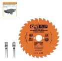 Afbeeldingen van CMT Cirkelzaagblad voor aluminium & composiet 190x30x2.6mm Z30 HW - Y284.190.30M