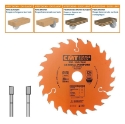 Afbeeldingen van CMT Universele cirkelzaag voor draagbare machines, voor massief hout & multiplex 150x20x2.4mm Z24 HW - 291.150.24H