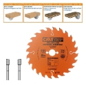 Afbeeldingen van CMT Universele cirkelzaag voor draagbare machines, voor massief hout & multiplex 165x20x2.2mm Z24 HW - 291.165.24H