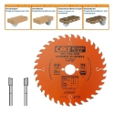 Afbeeldingen van CMT Universele cirkelzaag voor draagbare machines, voor massief hout & multiplex 210x30x2.8mm Z36 HW - 291.210.36M