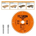 Afbeeldingen van CMT Universele cirkelzaag voor draagbare machines, voor massief hout & multiplex 216x30x2.8mm Z48 HW - 291.216.48M