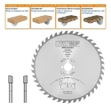 Afbeeldingen van CMT Universele cirkelzaag voor schulpen en afkorten voor massief hout & multiplex 270x30x2.8mm Z42 HW - 291.270.42M
