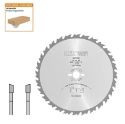 Afbeeldingen van CMT Schulpzaag voor massief hout 350x30x3.5mm Z28 HW - 293.028.14M