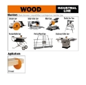 CMT Geluidsarme HW afkortzaag geschikt voor massief hout 250x30x3.2mm Z60 HW - 285.660.10M
