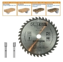 Afbeeldingen van CMT Universele cirkelzaag voor draagbare machines, voor massief hout & multiplex 235x25x2.8mm Z36 HW - 291.235.36L