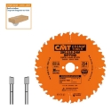 Afbeeldingen van CMT Schulpzaag voor draagbare machines, voor massief hout 216x30x2.8mm Z24 HW - 290.216.24M