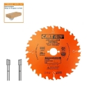 Afbeeldingen van CMT Schulpzaag voor draagbare machines, voor massief hout 220x30x2.8mm Z24 HW - 290.220.24M