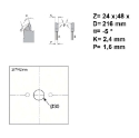 Afbeeldingen van CMT Contractor set universele zaagbladen voor hout & OSB 216x30x2.4mm Z24 & Z48 HW - K216M-X03