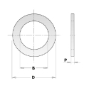 CMT Reductiering voor zaagblad van asgat 30 naar 25.4mm D=30x25.4x2mm - 299.212.00