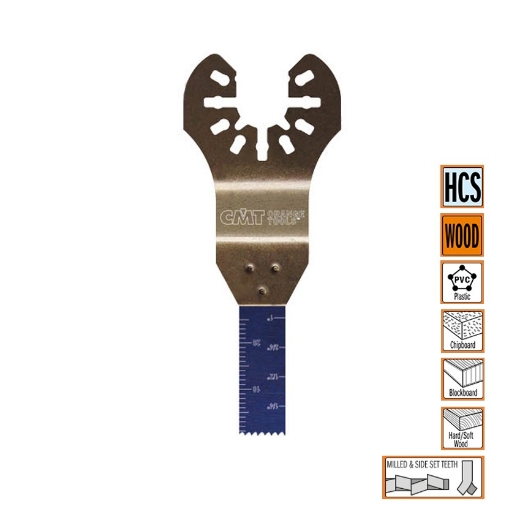 Afbeeldingen van CMT Multitoolzaagblad voor hout & kunststof W=10mm I=28mm HCS - OMM01-X1