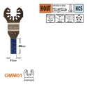 Afbeeldingen van CMT Multitoolzaagblad voor hout & kunststof W=10mm I=28mm HCS - OMM01-X1