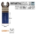 Afbeeldingen van CMT Multitoolzaagblad voor hout & metaal W=28mm I=48mm Bim 8% Co, 50 stuks - OMM11-X50