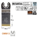 CMT Multitoolzaagblad voor hout en metaal 32mm, 5 stuks - OMM13-X5