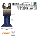 Afbeeldingen van CMT Multitoolzaagblad voor hout & metaal W=45mm I=48mm Bim 8% Co, 50 stuks - OMM15-X50