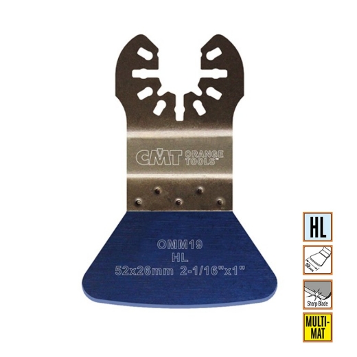 Afbeeldingen van CMT Multitool spatel / schraper voor universeel gebruik W=52mm I=26mm - OMM19-X1