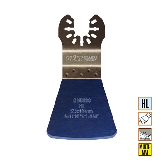 Afbeeldingen van CMT Multitool spatel / schraper voor universeel gebruik W=52mm I=45mm - OMM20-X1