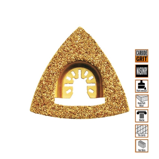 Afbeeldingen van CMT Grit rasp met hardmetalen korrel voor steen & keramiek W=80mm HW-korrel - OMM25-X1