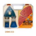 Afbeeldingen van CMT 33 delige multiool set zaagbladen, schuurpapier, schuurvoet & spatel - OMM-X33