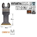 Afbeeldingen van CMT Multitoolzaagblad voor hout & metaal W=45mm I=48mm Bim TIN - OMM16-X1