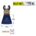 CMT Multitool spatel / schraper voor universeel gebruik W=52mm I=45mm - OMM20-X1