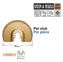 Afbeeldingen van CMT Hardmetalen schijf met korrel voor steen & keramiek W=87mm HW-korrel - OMM22-X1