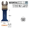 CMT Multitoolzaagblad voor hout & metaal W=42mm I=68mm Bim 8% Co, 5 stuks - OMM35-X5