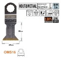 CMT Multitoolzaagblad Fein Supercut voor hout & metaal W=45mm I=48mm Bim TIN - OMS16-X1