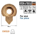 CMT Fein Supercut hardmetalen schijf met korrel voor steen & keramiek W=65mm HW-korrel - OMS29-X1