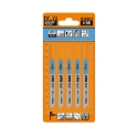 Afbeeldingen van CMT Decoupeerzaag fijn recht voor metaal L=76mm I=50mm TS=1.2mm TPI=21mm TPI DTZ=1-3mm HSS, 5 stuks - JT118A-5