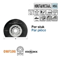 Afbeeldingen van CMT Multitoolzaagblad Starlock rond voor hout & metaal W=85mm HSS - OMF106-X1