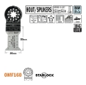 CMT Multitoolzaagblad Starlock voor hout met spijkers & glasvezel W=35mm I=50mm Starlock Bim 8% Co, 5 stuks - OMF160-X5