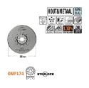 Afbeeldingen van CMT Multitoolzaagblad Starlock rond voor metaal & hout W=85mm Bim 8% Co - OMF174-X5