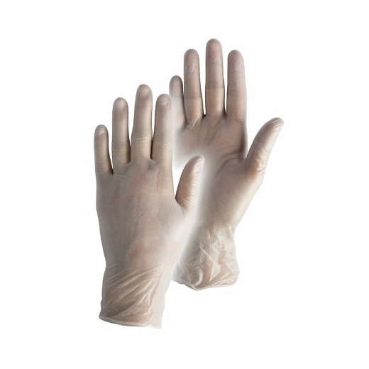 Artelli handschoen 1-malig gebruik Vynil per 100 verpakt, maat 7 - 1035873001