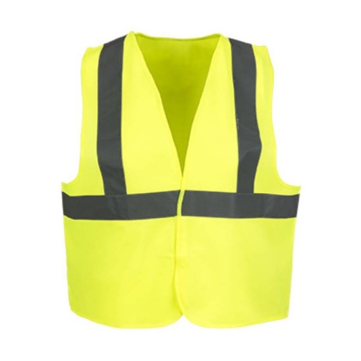 Busters gele fluorescerende vest/gilet met reflecterende banden maat S/M - 1029614001