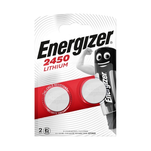 Energizer Lithium 3V CR2450 blister 2 stuks - CR2450-2