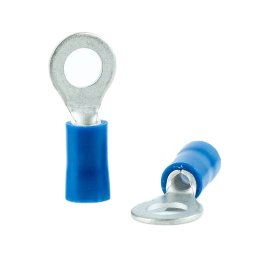 50st. Ringkabelschoen Ø 3.7mm, draaddikte 1.5 ~ 2.5mm², kleur blauw - 411432671