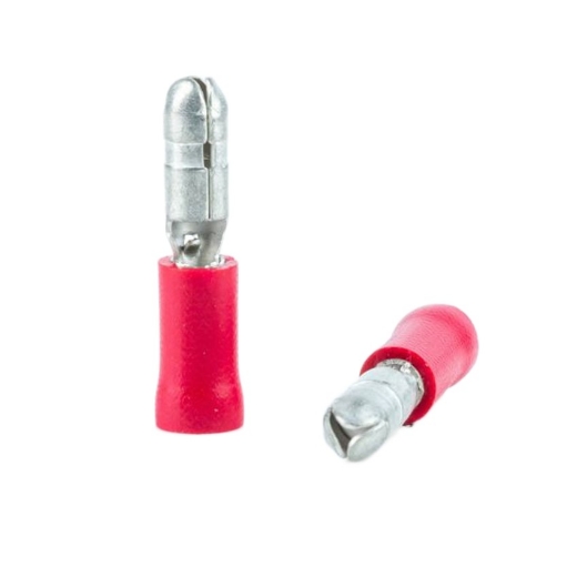 Afbeeldingen van 50st. Rondstekkerhuls half geïsoleerd / mannelijk, draaddikte 0.5 ~ 1.5mm², kleur rood - 4111341271