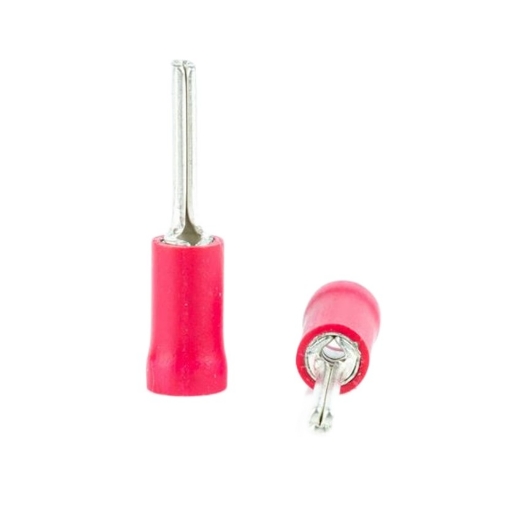 50st. Pinkabelschoen, draaddikte 0.5 ~ 1.5mm², kleur rood - 41213191271