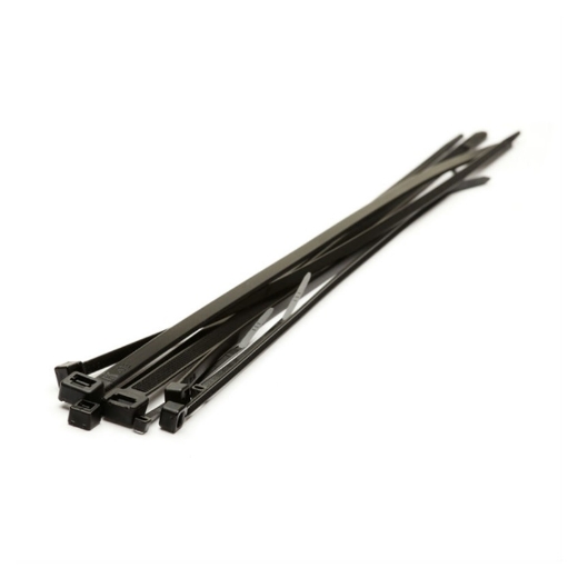 100st. Standaard kabelbinder 2.5mm x 100mm, polyamide 6.6, kleur zwart - 11032071