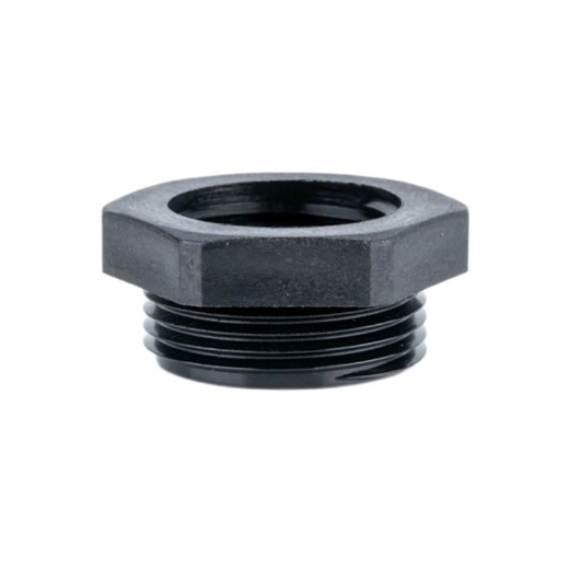 Afbeeldingen van Jacob reduceerring metrisch, schroefdraad M20 X 1.5 - M16 X 1.5, Polyamide PA6, zwart (Ral 9005) - 010121