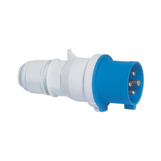 Afbeeldingen van Bals 2141 - stekker met multi grip kabelklem - 9h 32A 4P 230V IP44, Quick-Connect